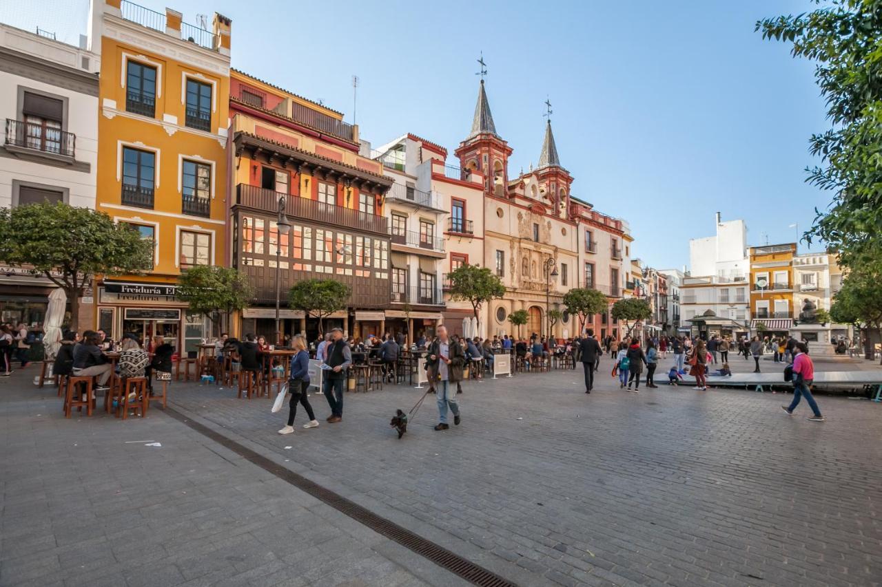 Acogedor Apartamento Junto A La Plaza Del Salvador Seville Luaran gambar